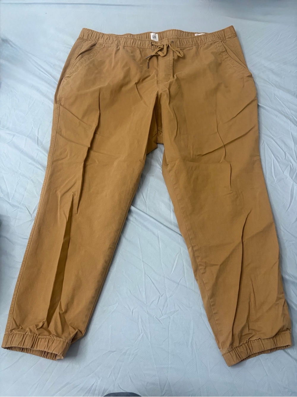 GAP Men's Drawstring Jogger Pants - Khaki Brown